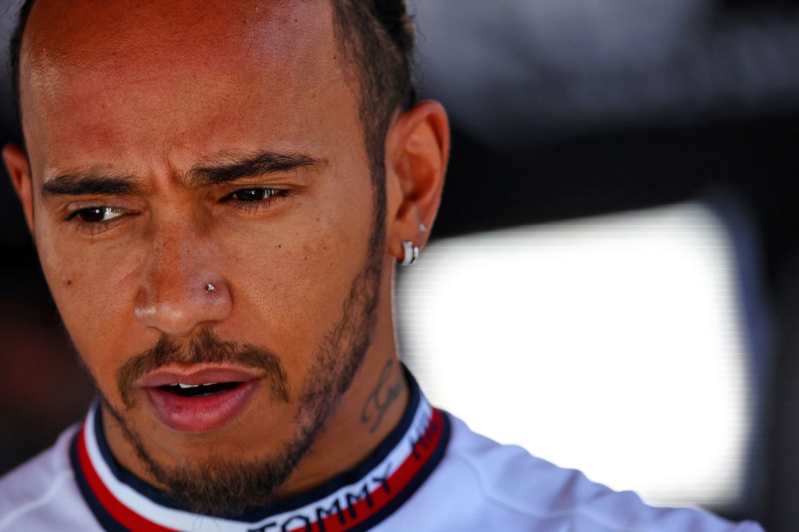 Lewis Hamilton (GBR) Mercedes AMG F1. Formula 1 World Championship, Rd 8, Azerbaijan Grand Prix, Baku Street Circuit,