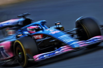 Fernando Alonso (ESP) Alpine F1 Team A522. Formula 1 World Championship, Rd 8, Azerbaijan Grand Prix, Baku Street Circuit,