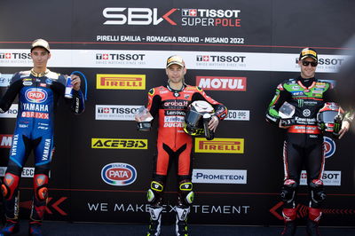 Toprack Razgatlioglu, Alvaro Bautista and Jonathan Rea, Tissot superpole, Misano WorldSBK, 11 June