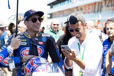 Toprak Razgatlioglu and Kenan Sofuoglu, Misano WorldSBK race1, 11 June