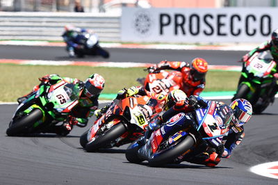 Toprak Razgatlioglu, Alvaro Bautista and Jonathan Rea, Misano WorldSBK race1, 11 June