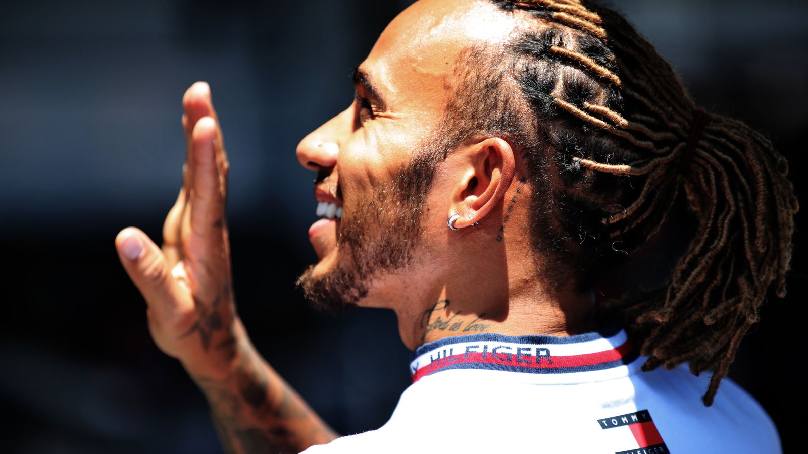 Lewis Hamilton (GBR) Mercedes AMG F1. Formula 1 World Championship, Rd 8, Azerbaijan Grand Prix, Baku Street Circuit,