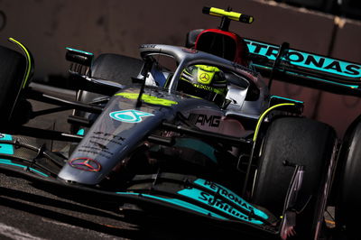 Lewis Hamilton (GBR) Mercedes AMG F1 W13. Formula 1 World Championship, Rd 8, Azerbaijan Grand Prix, Baku Street Circuit,