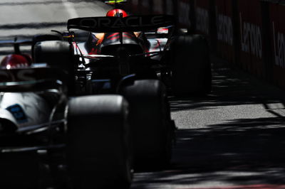 Sergio Perez (MEX) Red Bull Racing RB18. Formula 1 World Championship, Rd 8, Azerbaijan Grand Prix, Baku Street Circuit,