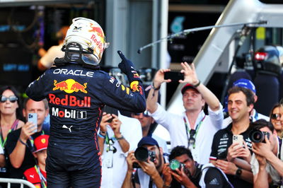 Race winner Max Verstappen