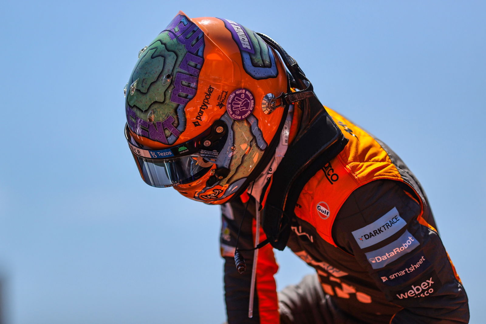 Daniel Ricciardo (AUS) ), Kejuaraan Dunia Formula 1 Tim F1 McLaren, Rd 8, Grand Prix Azerbaijan, Sirkuit Jalanan Baku,