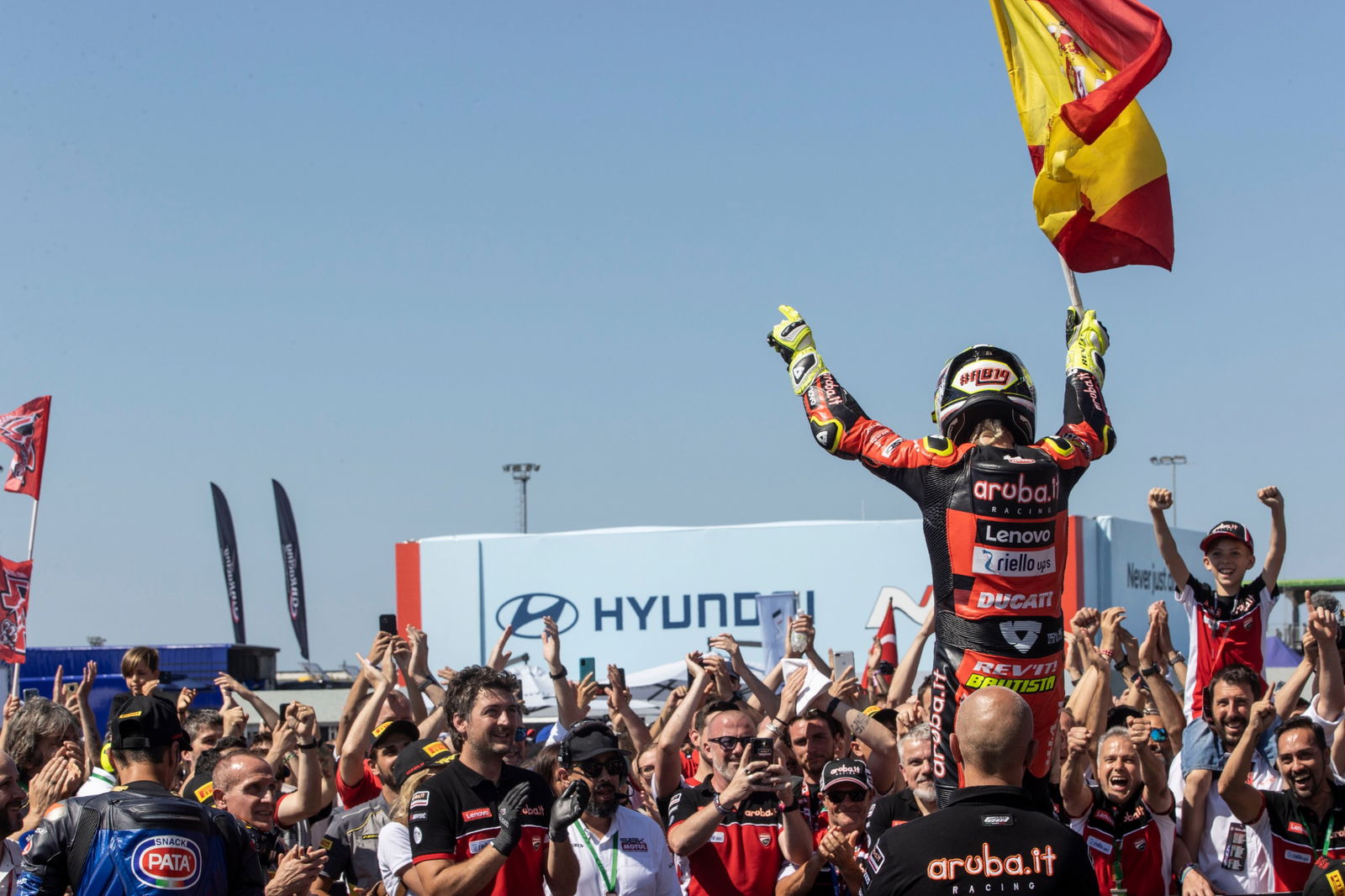 Alvaro Bautista, Misano WorldSBK race2, 12 June