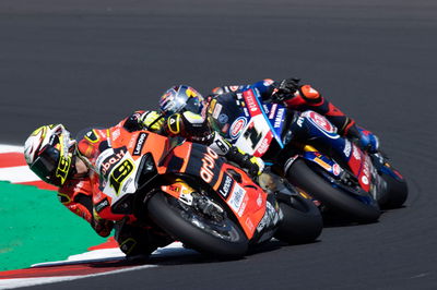 Alvaro Bautista and Toprak Razgatlioglu, Misano WorldSBK race2, 12 June