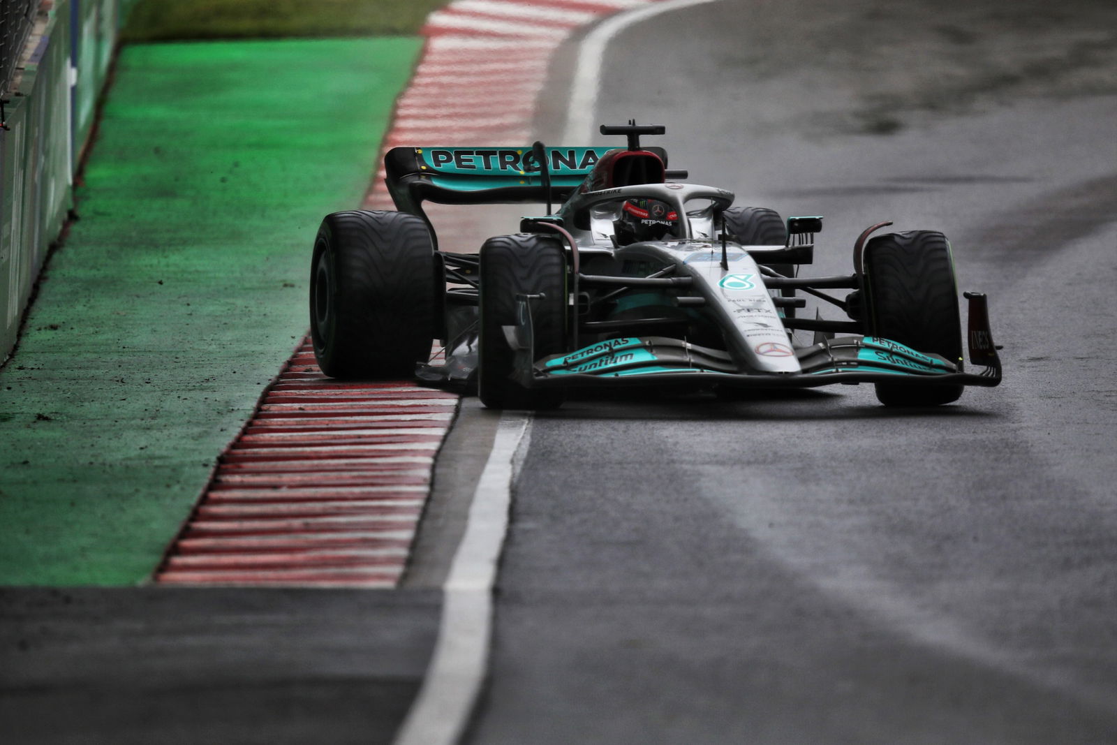 George Russell (GBR) ) Mercedes AMG F1 W13. Kejuaraan Dunia Formula 1, Rd 9, Grand Prix Kanada, Montreal, Kanada,