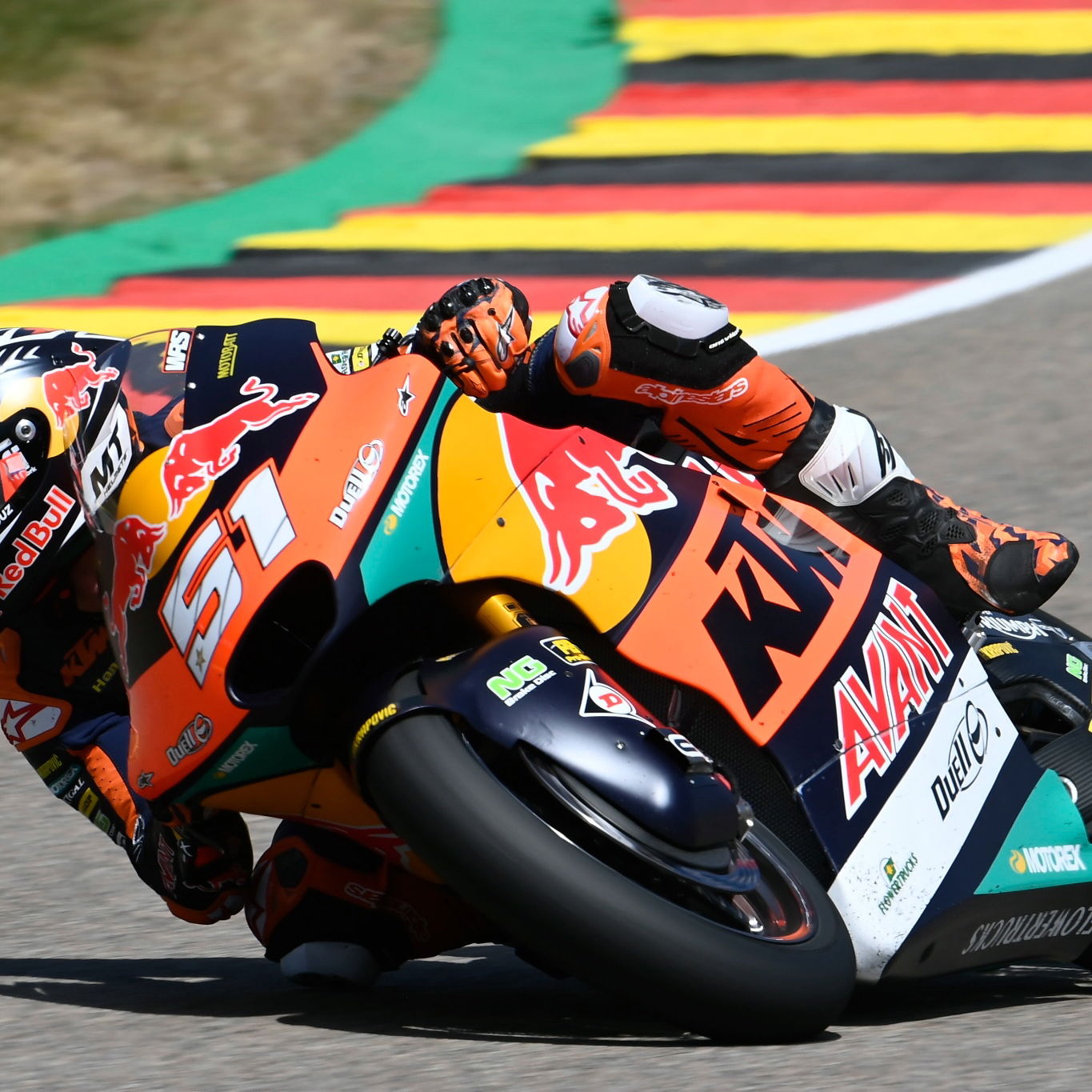 Pedro Acosta, Moto2 race, German MotoGP, 19 June