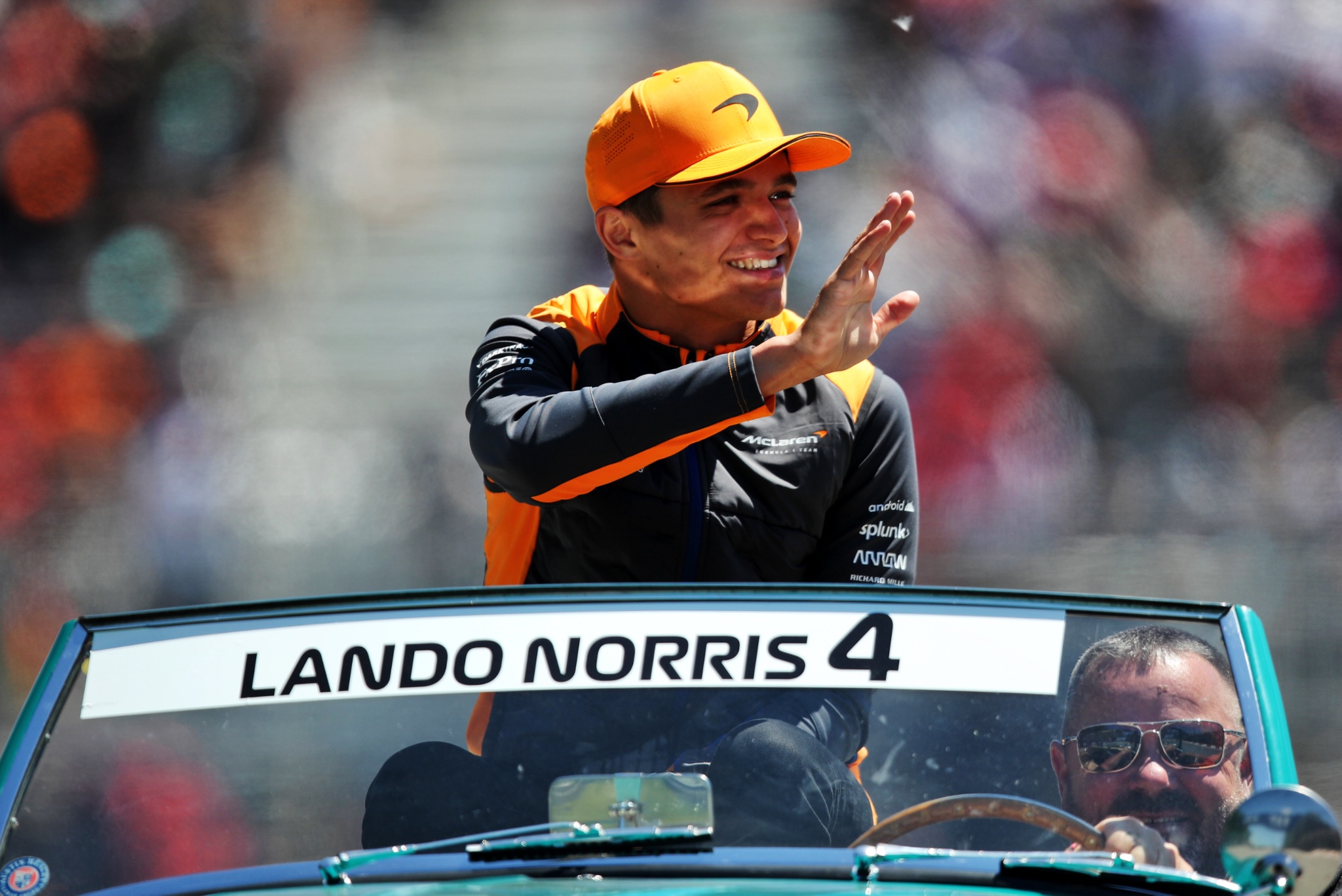 Lando Norris (GBR) McLaren on the drivers parade. Formula 1 World Championship, Rd 9, Canadian Grand Prix, Montreal,