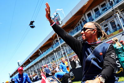 Lewis Hamilton (GBR) Mercedes AMG F1 on the drivers parade. Formula 1 World Championship, Rd 9, Canadian Grand Prix,