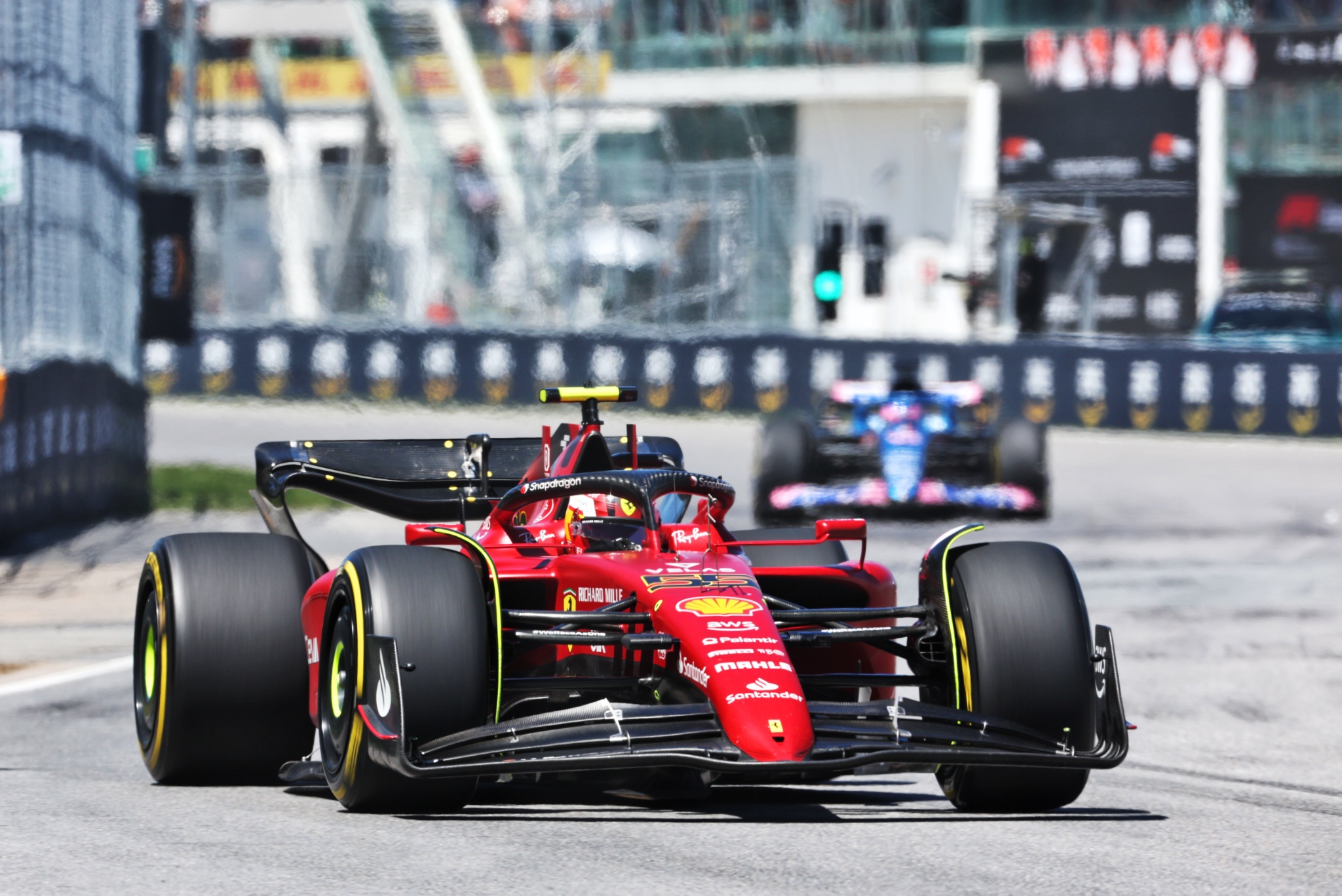 Carlos Sainz Jr ( ESP) Ferrari F1-75. Kejuaraan Dunia Formula 1, Rd 9, Grand Prix Kanada, Montreal, Kanada, Race