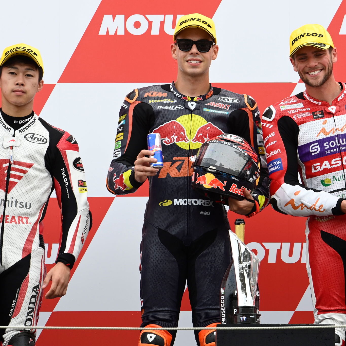 Ai Ogura, Augusto Fernandez, Jake Dixon, Moto2 race, Dutch MotoGP 26 June