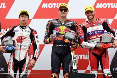 Ai Ogura, Augusto Fernandez, Jake Dixon, Moto2 race, Dutch MotoGP 26 June