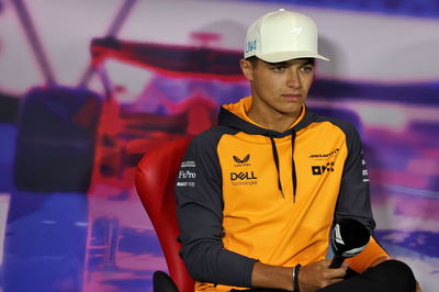 Lando Norris (GBR) McLaren in the FIA Press Conference. Formula 1 World Championship, Rd 10, British Grand Prix,