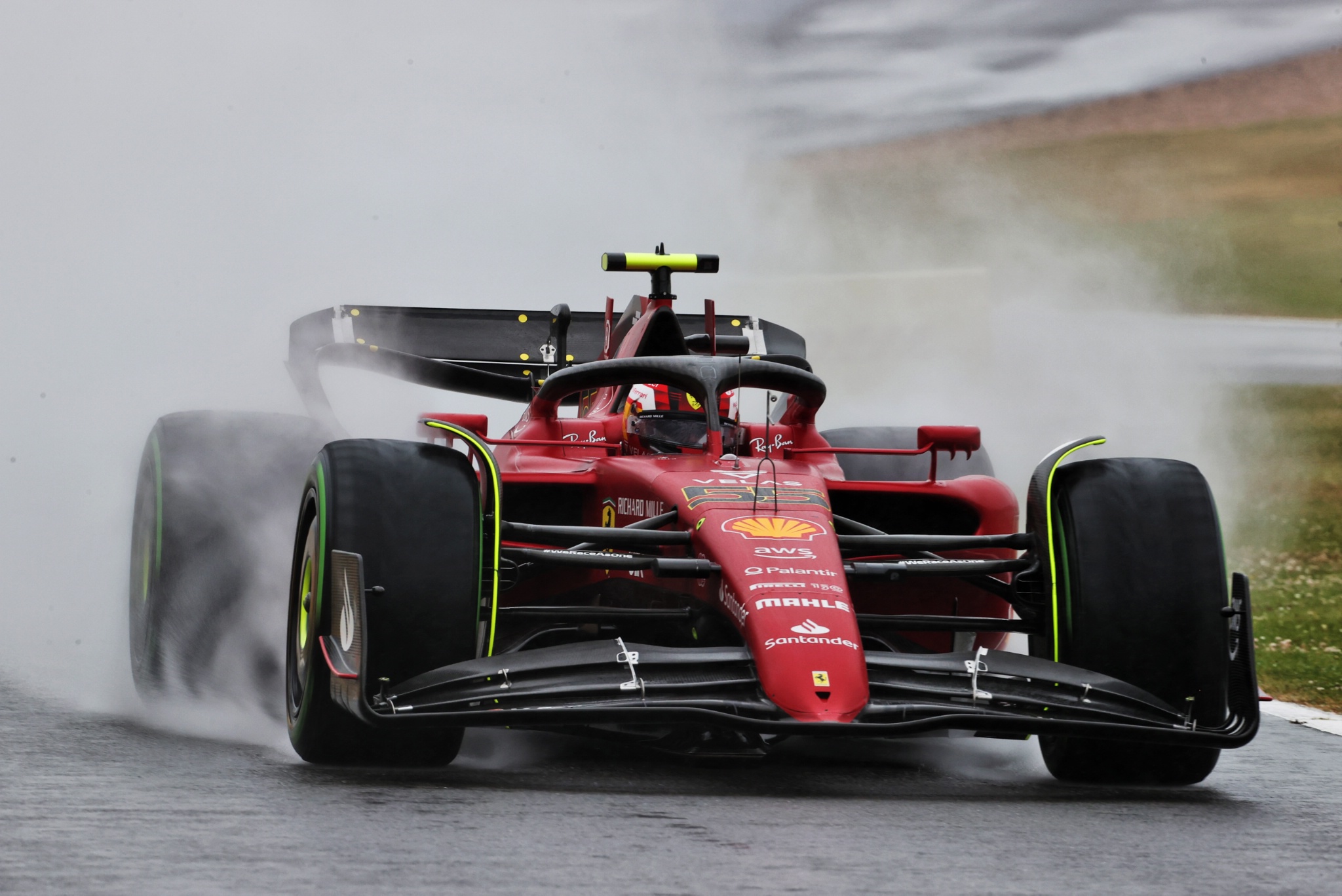 Carlos Sainz Jr ( ESP) Ferrari F1-75. Kejuaraan Dunia Formula 1, Rd 10, Grand Prix Inggris, Silverstone, Inggris,