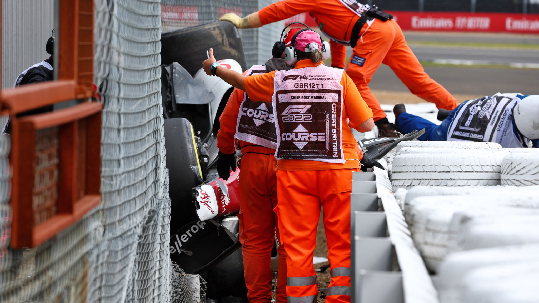 The Alfa Romeo F1 Team C42 of Guanyu Zhou (CHN) Alfa Romeo F1 Team 
