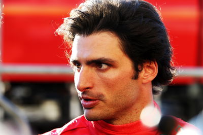 Carlos Sainz Jr ( ESP) Ferrari. Kejuaraan Dunia Formula 1, Rd 10, Grand Prix Inggris, Silverstone, Inggris, Race Day.-