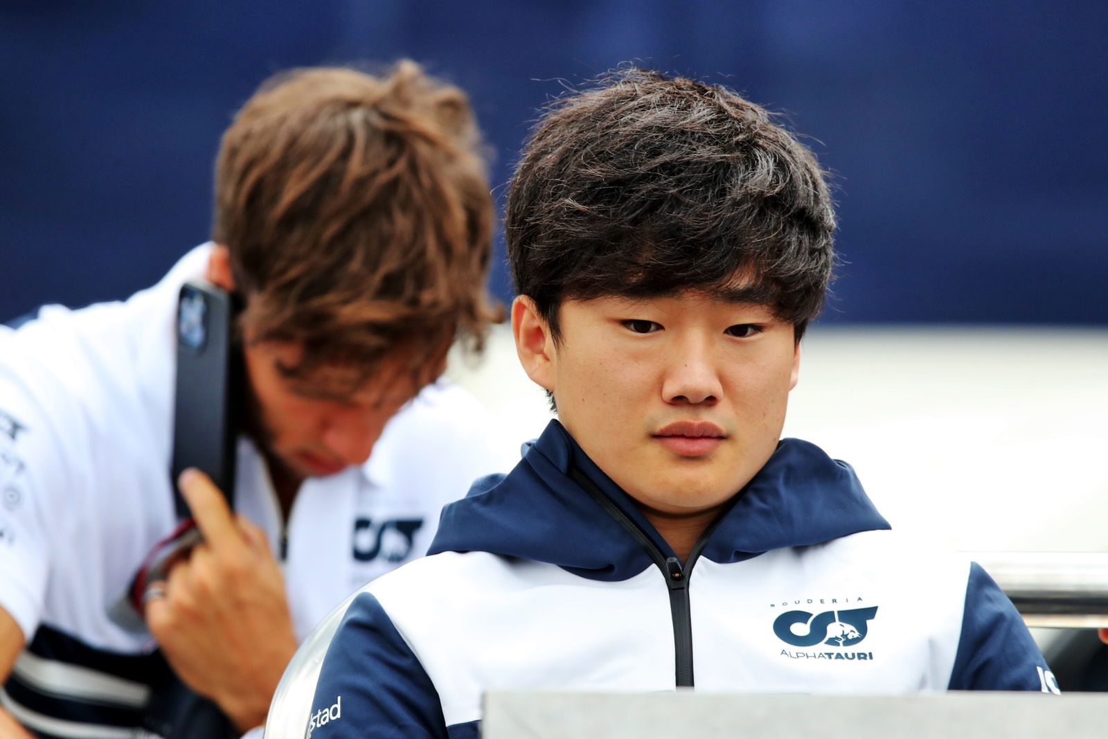 Yuki Tsunoda (JPN) ) AlphaTauri. Kejuaraan Dunia Formula 1, Rd 11, Grand Prix Austria, Spielberg, Austria, Persiapan