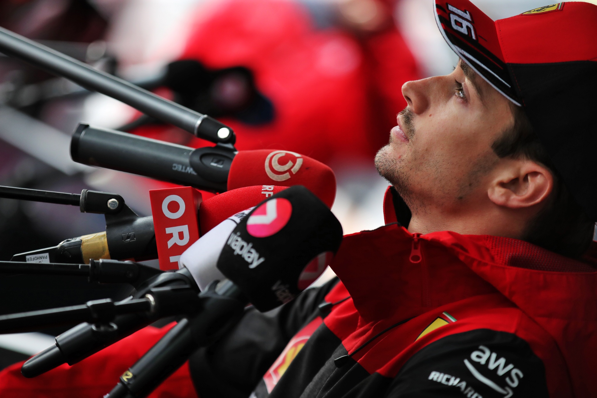 Charles Leclerc (MON) ) Ferrari. Kejuaraan Dunia Formula 1, Rd 11, Grand Prix Austria, Spielberg, Austria, Preparation