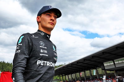 George Russell (GBR) Mercedes AMG F1 on the grid. Formula 1 World Championship, Rd 11, Austrian Grand Prix, Spielberg,