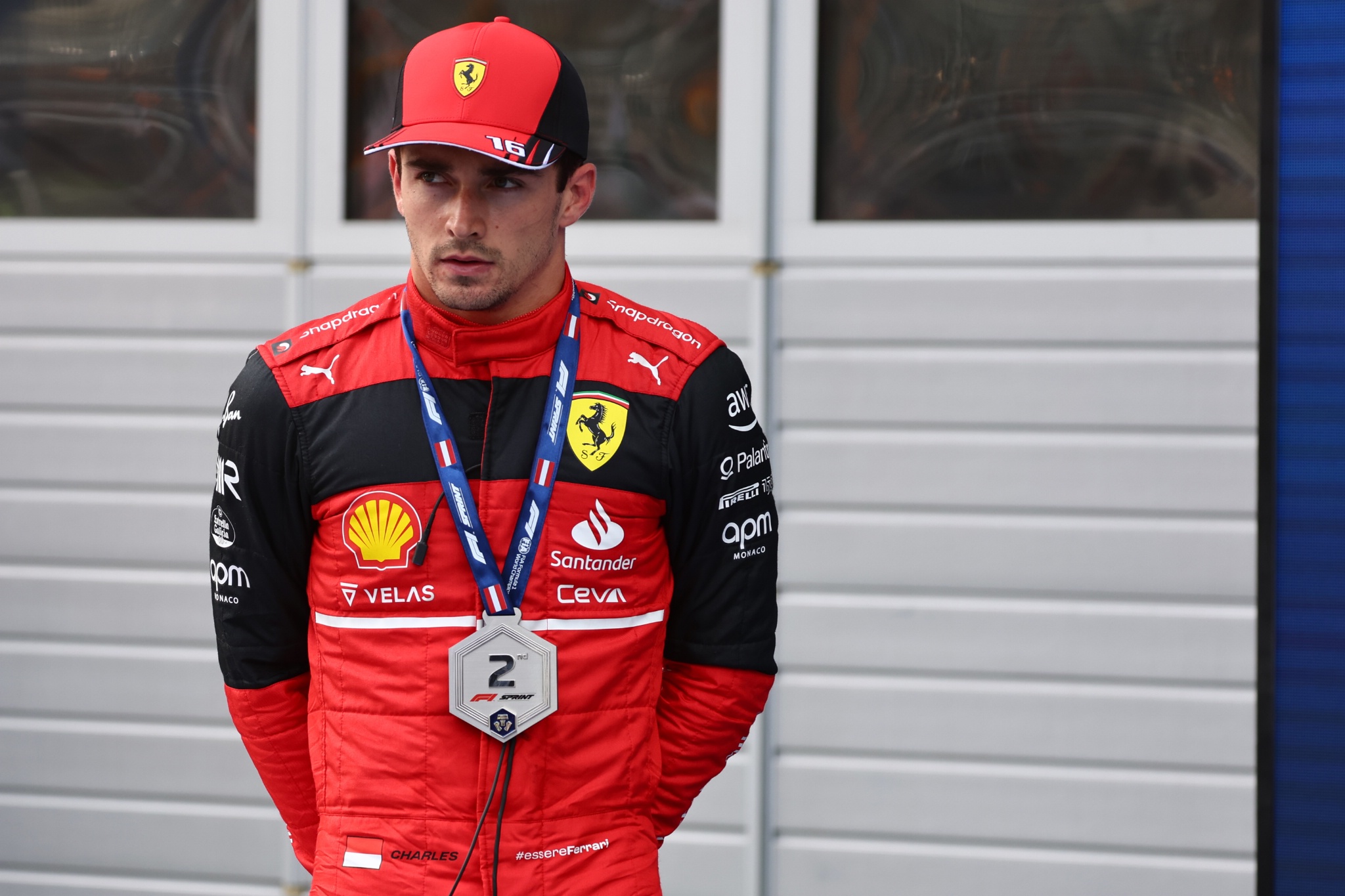 Kedua untuk Ferrari F1-75 Charles Leclerc (MON). Kejuaraan Dunia Formula 1, Rd 11, Grand Prix Austria , Spielberg, Austria,