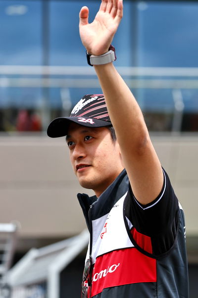 Guanyu Zhou (CHN) Alfa Romeo F1 Team on the drivers parade. Formula 1 World Championship, Rd 11, Austrian Grand Prix,