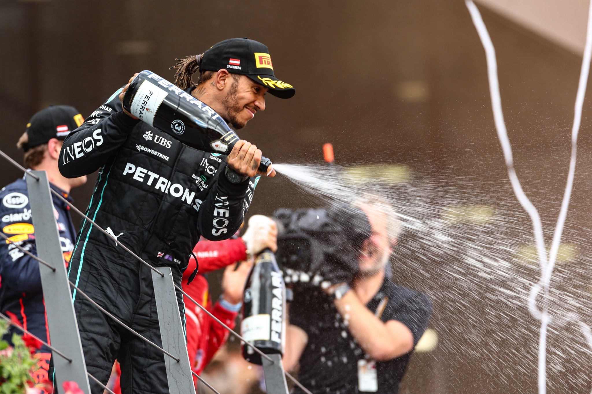 Lewis Hamilton (GBR) ), Kejuaraan Dunia Formula 1 Mercedes AMG F1, Rd 11, Grand Prix Austria, Spielberg, Austria, Race