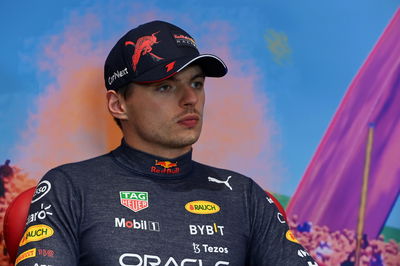 Max Verstappen (NLD) Red Bull Racing in the post race FIA Press Conference. Formula 1 World Championship, Rd 11, Austrian