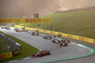 Charles Leclerc (MON) Ferrari F1-75 at the start of the race. Formula 1 World Championship, Rd 11, Austrian Grand Prix,