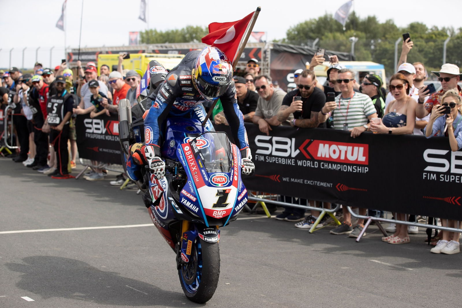 Toprak Razgatlioglu, Donington Park WorldSBK race2, 17 July