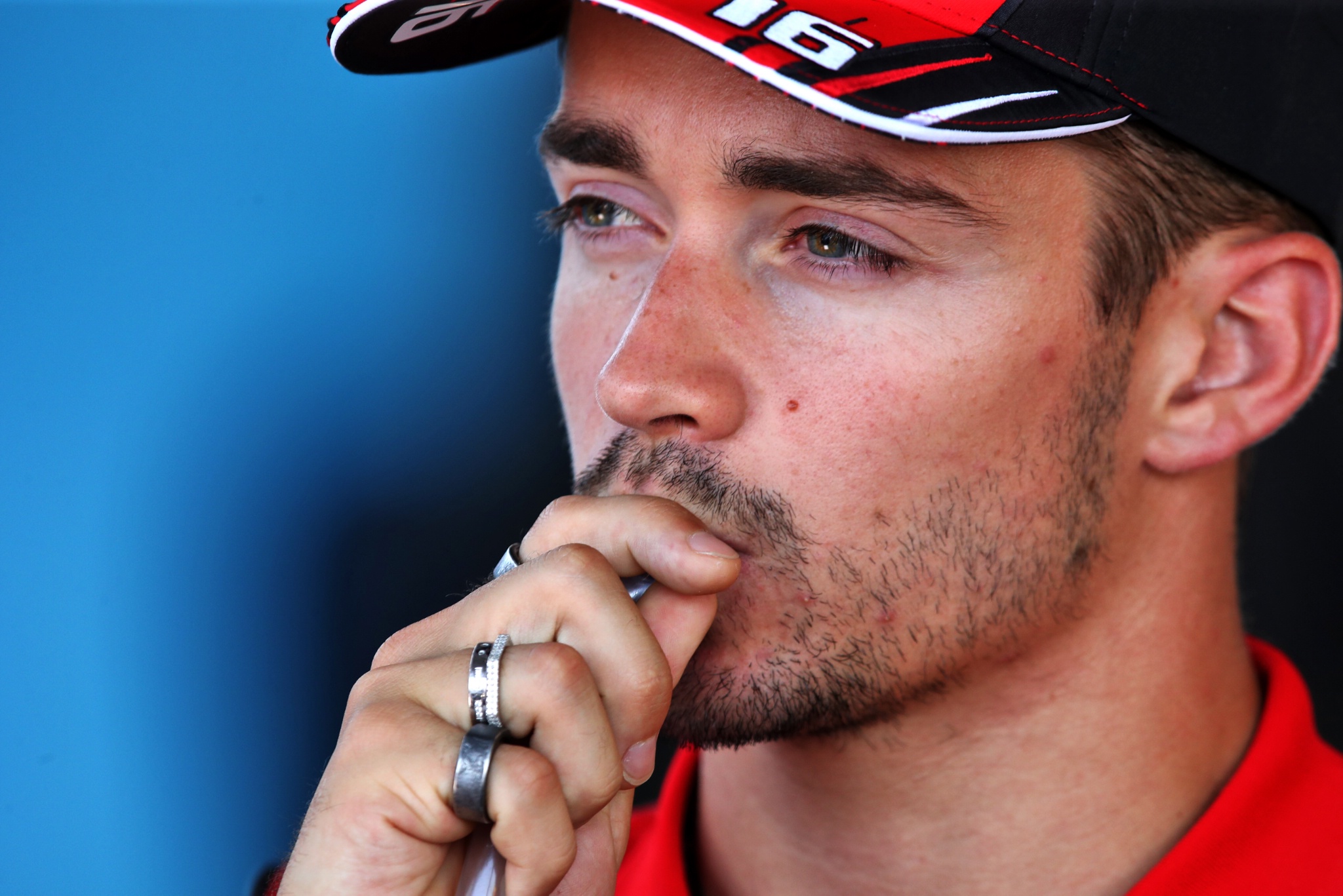 Charles Leclerc (MON) ) Ferrari. Kejuaraan Dunia Formula 1, Rd 12, Grand Prix Prancis, Paul Ricard, Prancis, Persiapan