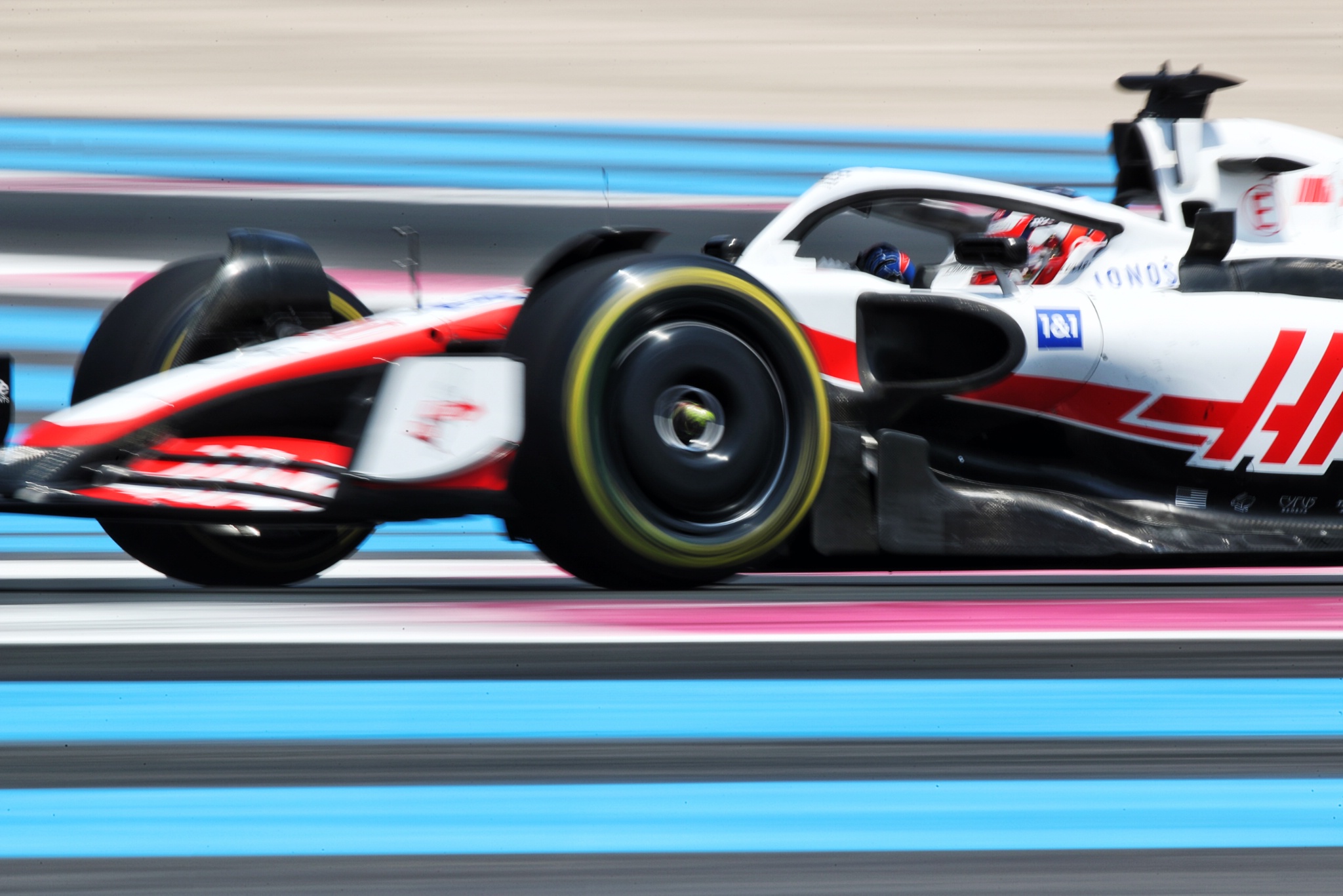 Kevin Magnussen (DEN) ) Haas VF-22. Kejuaraan Dunia Formula 1, Rd 12, Grand Prix Prancis, Paul Ricard, Prancis, Kualifikasi