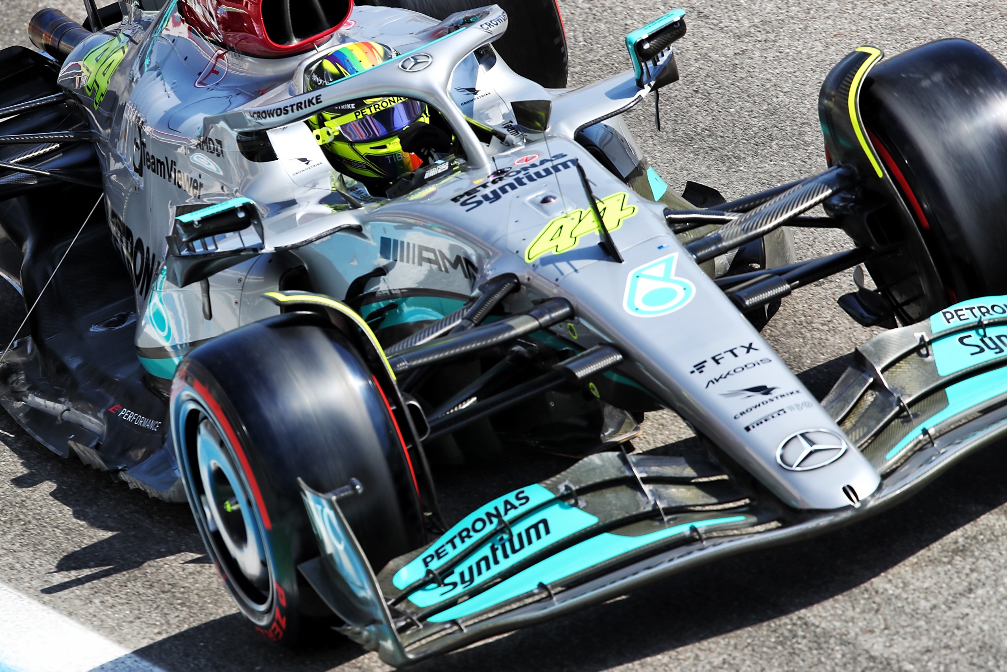 Lewis Hamilton (GBR) Mercedes AMG F1 W13. Formula 1 World Championship, Rd 12, French Grand Prix, Paul Ricard, France,