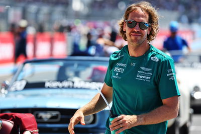 Sebastian Vettel (GER) Aston Martin F1 Team on the drivers parade. Formula 1 World Championship, Rd 12, French Grand Prix,