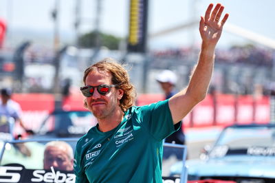 Sebastian Vettel (GER) Aston Martin F1 Team on the drivers parade. Formula 1 World Championship, Rd 12, French Grand Prix,