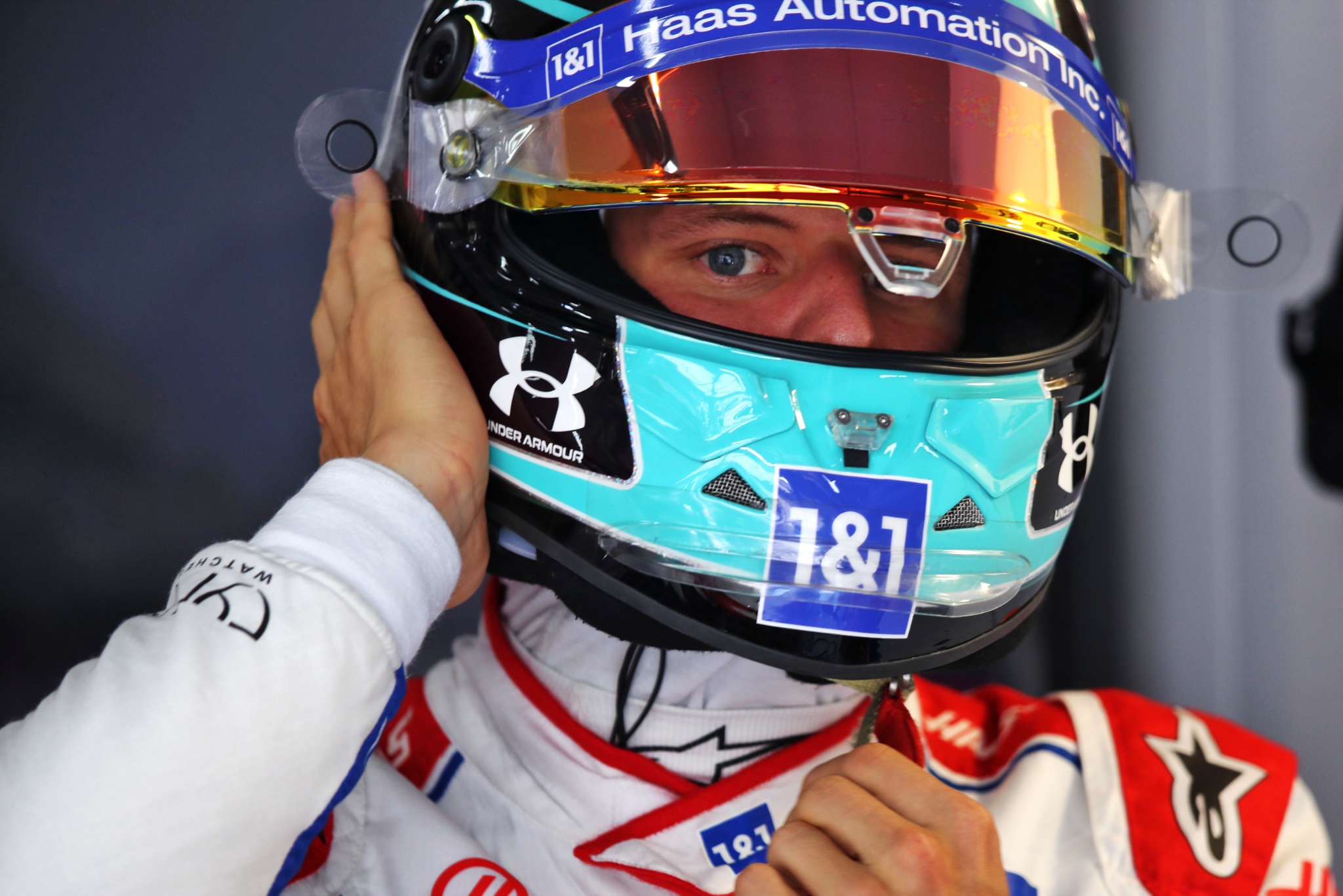 Mick Schumacher (GER) ) Haas F1 Team. Kejuaraan Dunia Formula 1, Rd 12, Grand Prix Prancis, Paul Ricard, France, Race
