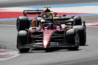 Carlos Sainz Jr ( ESP) Ferrari F1-75. Kejuaraan Dunia Formula 1, Rd 12, Grand Prix Prancis, Paul Ricard, France, Race