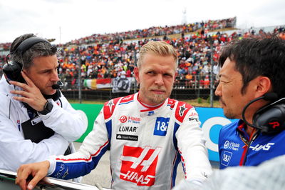 Kevin Magnussen (DEN) Haas F1 Team on the grid. Formula 1 World Championship, Rd 13, Hungarian Grand Prix, Budapest,