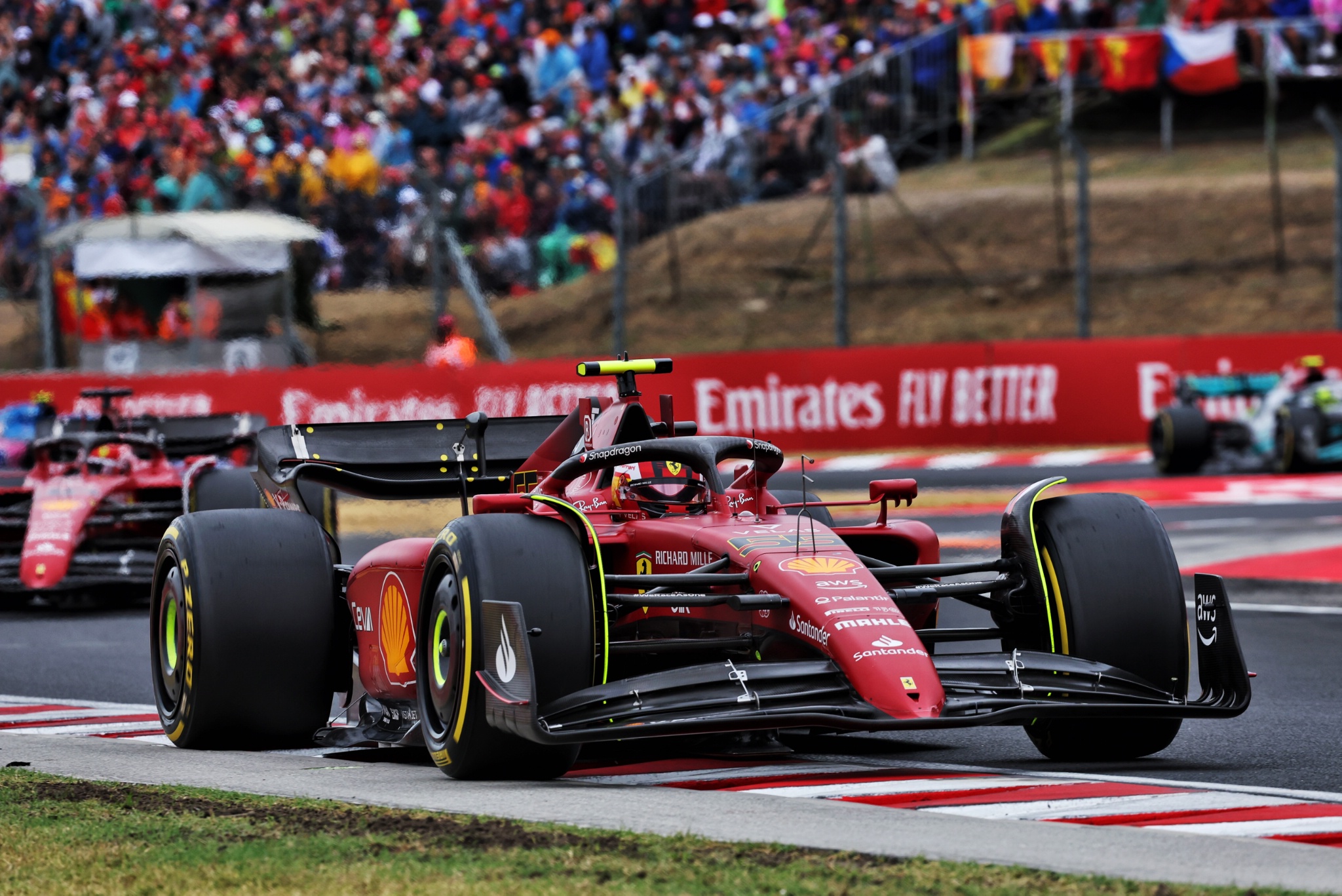 Carlos Sainz Jr (ESP) Ferrari F1-75. Formula 1 World Championship, Rd 13, Hungarian Grand Prix, Budapest, Hungary, Race