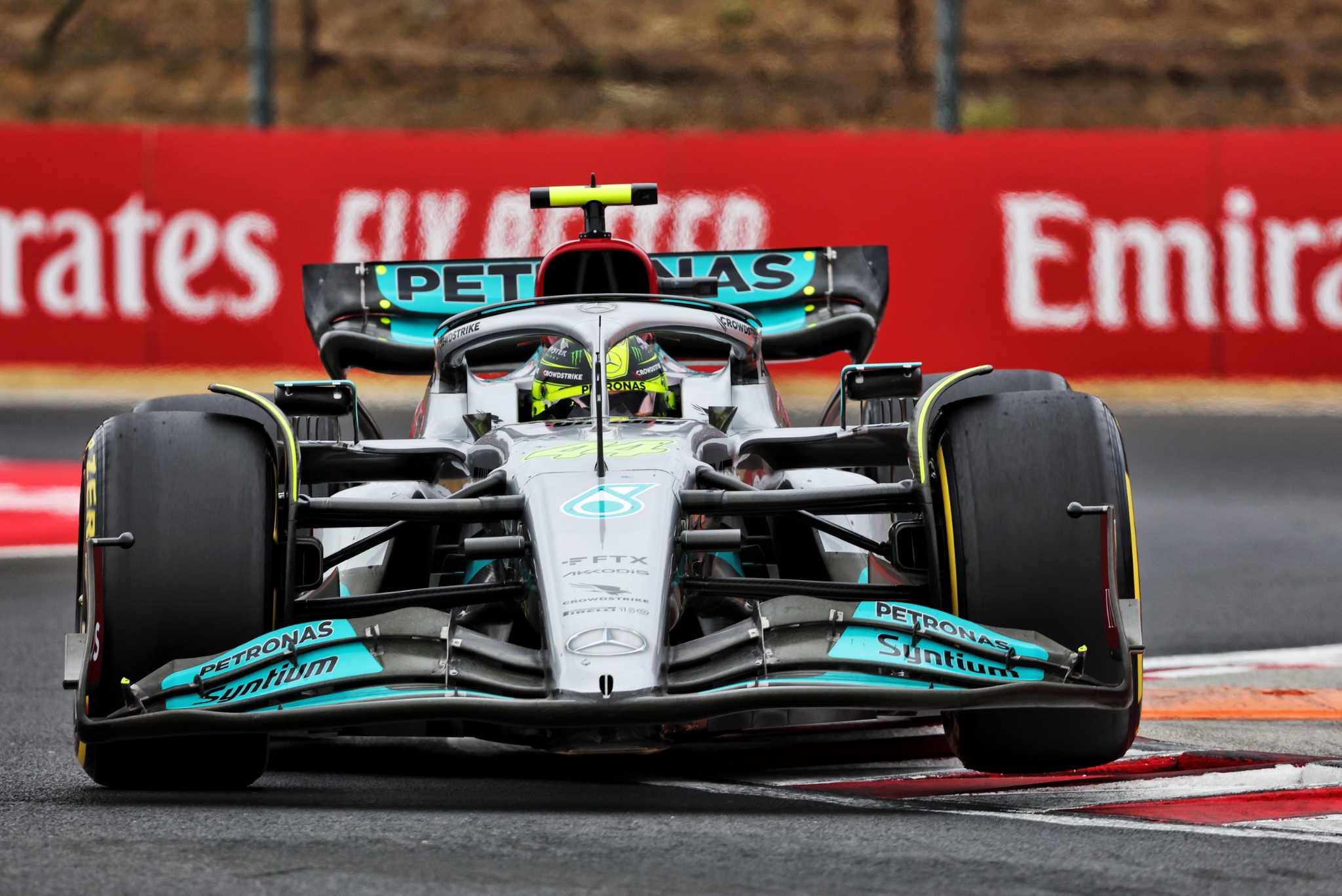 Lewis Hamilton (GBR) ) Mercedes AMG F1 W13. Kejuaraan Dunia Formula 1, Rd 13, Hungarian Grand Prix, Budapest, Hungaria,
