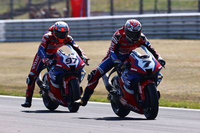 Iker Lecuona and Xavi Vierge, Czech WorldSBK superpole race, 31 July