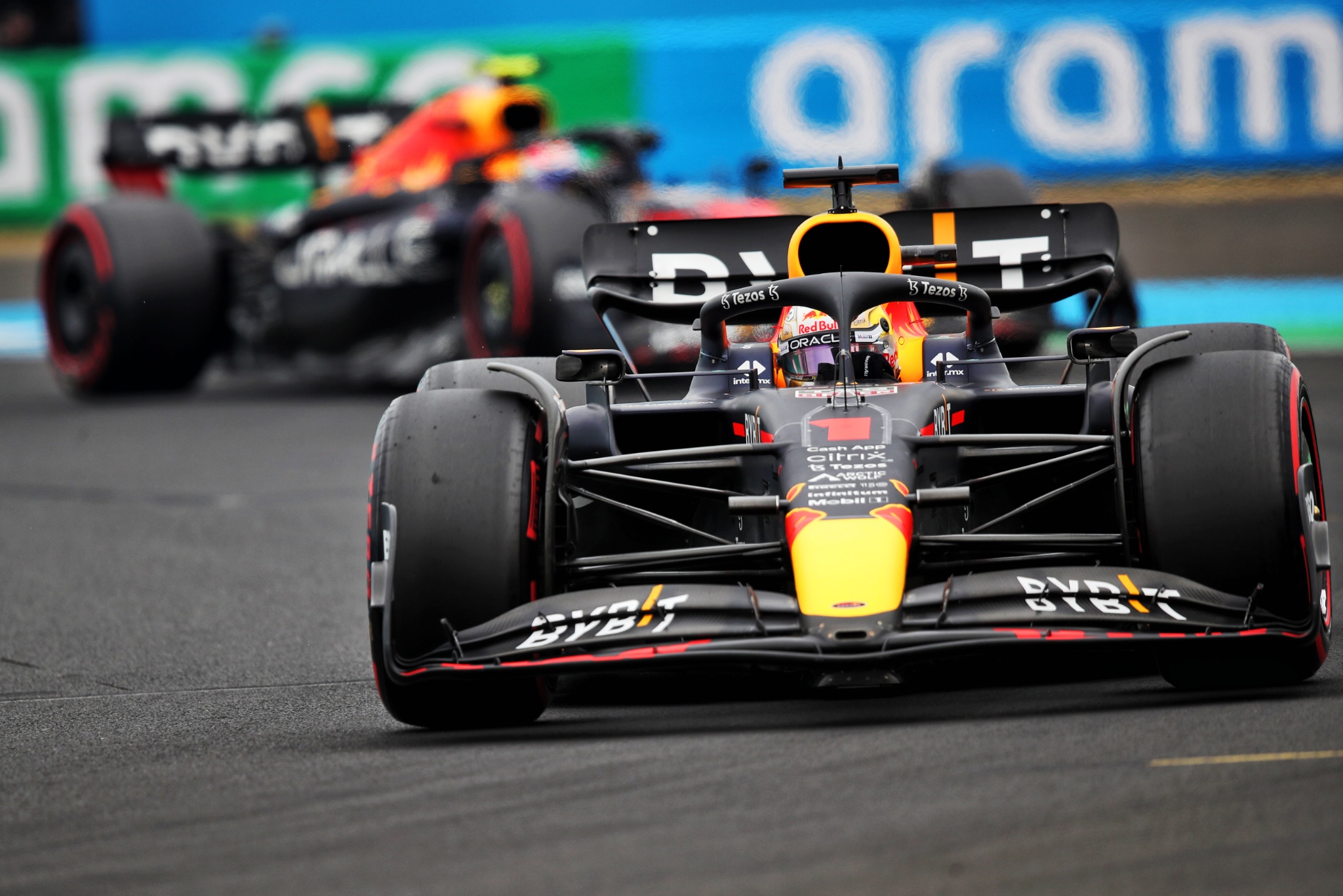 Max Verstappen (NLD) ) Red Bull Racing RB18. Kejuaraan Dunia Formula 1, Rd 13, Hungarian Grand Prix, Budapest, Hungaria,