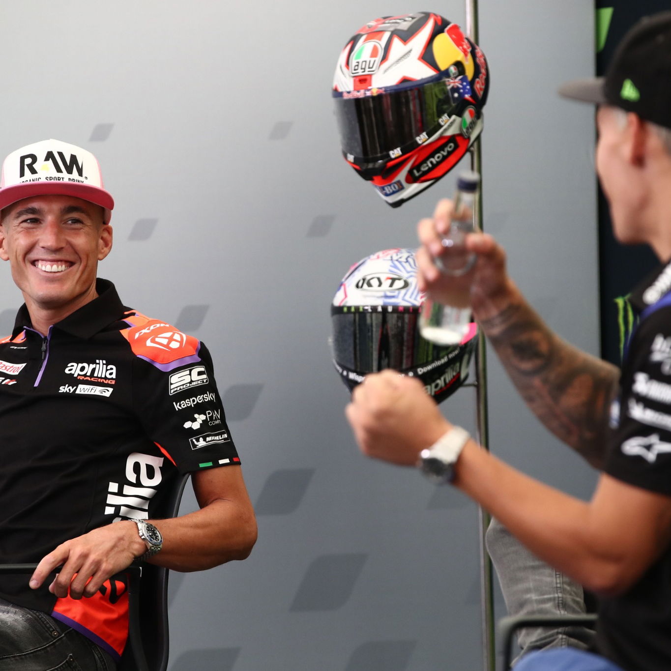 Aleix Espargaro Aprilia, Fabio Quartararo MotoGP Silverstone