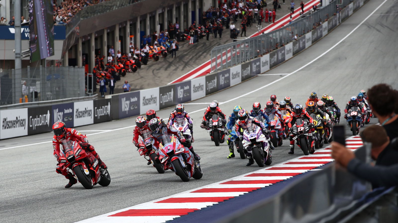 Francesco Bagnaia, MotoGP race, Austrian MotoGP, 21 August