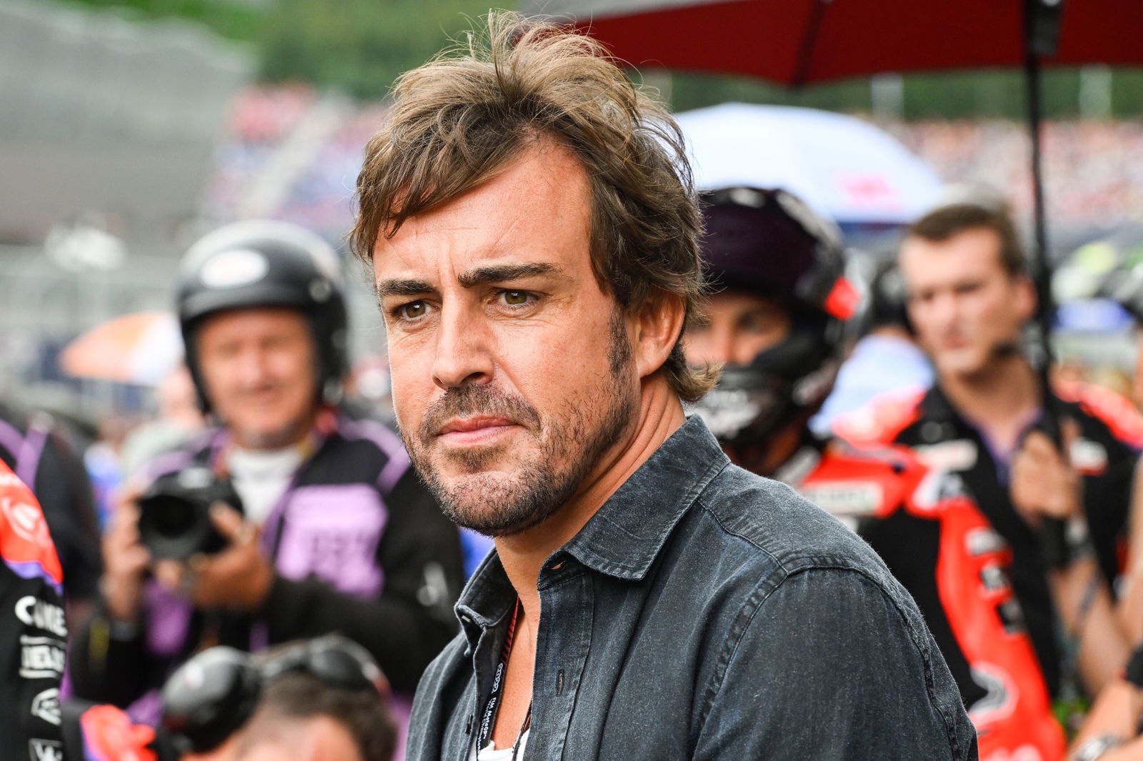 Fernando Alonso, MotoGP race, Austrian MotoGP, 21 August
