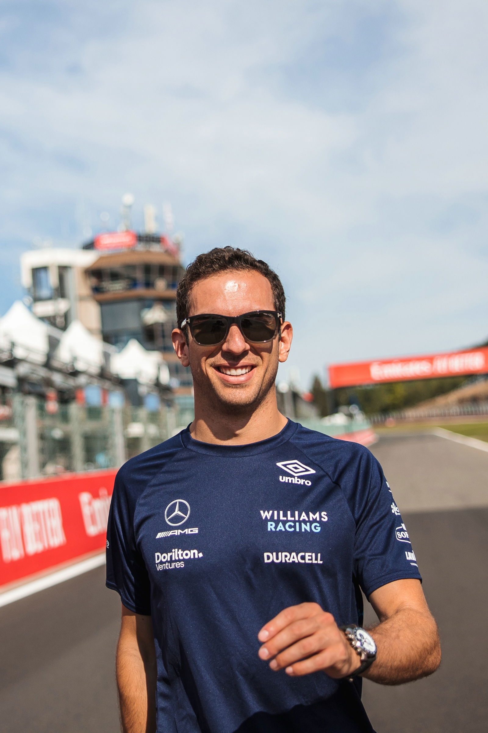 Nicholas Latifi (CDN) Williams Racing walks the circuit. Formula 1 World Championship, Rd 14, Belgian Grand Prix, Spa