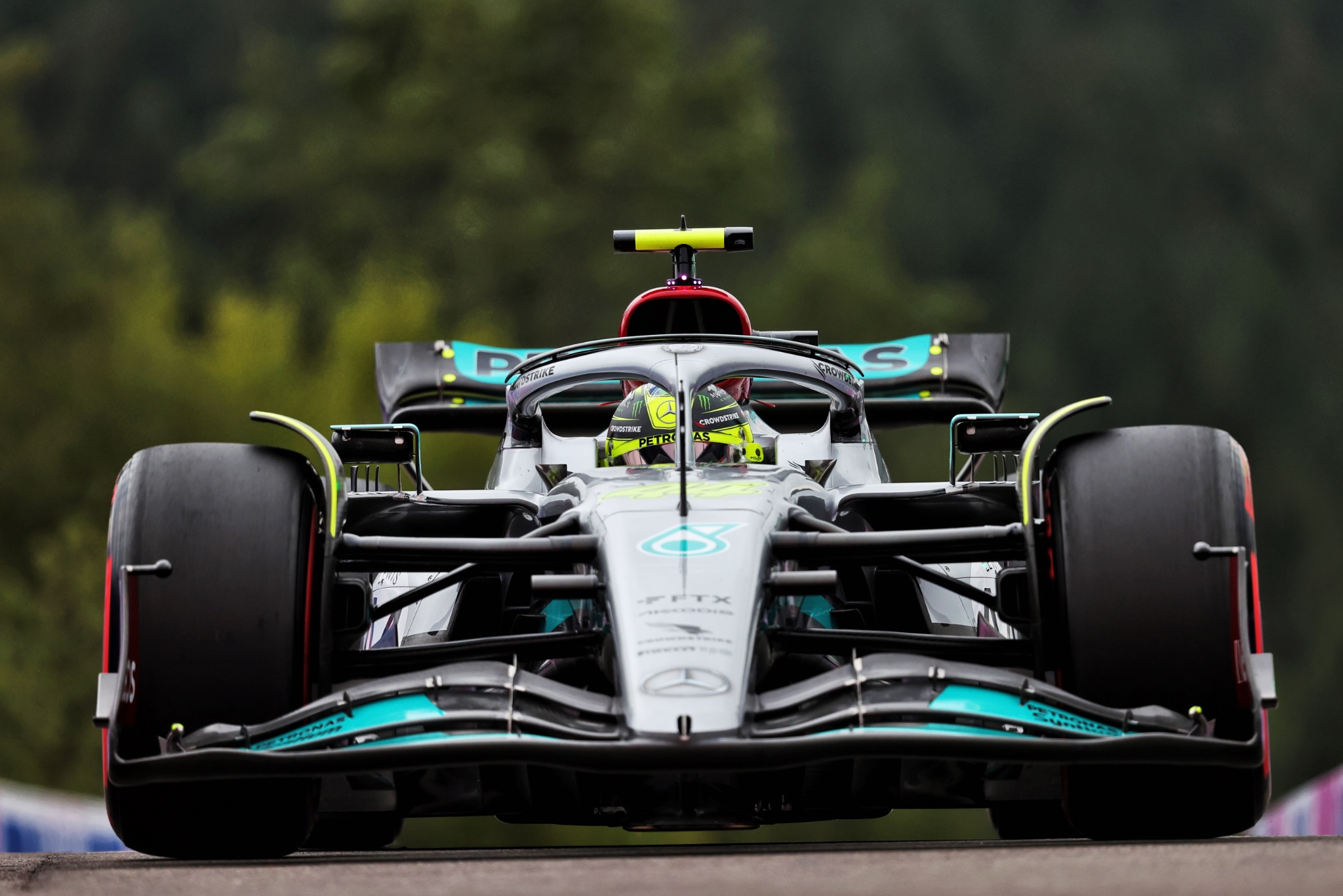 Lewis Hamilton (GBR) ) Mercedes AMG F1 W13. Kejuaraan Dunia Formula 1, Rd 14, Grand Prix Belgia, Spa Francorchamps,
