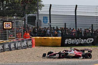 Valtteri Bottas (FIN) Alfa Romeo F1 Team C42 retired from the race. Formula 1 World Championship, Rd 14, Belgian Grand